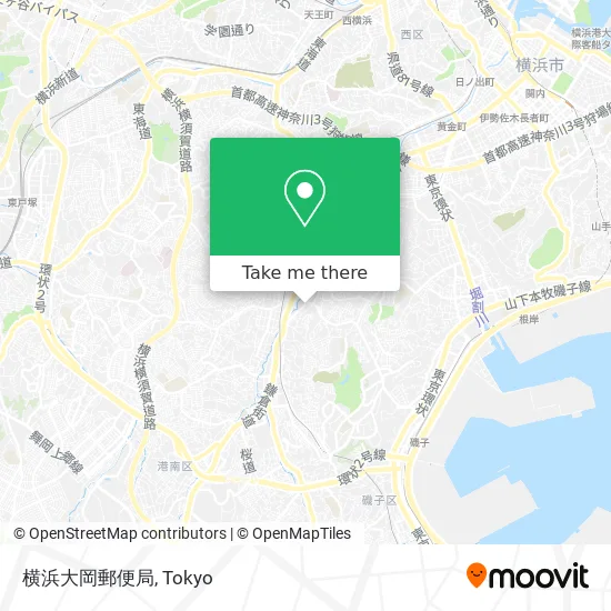 横浜大岡郵便局 map