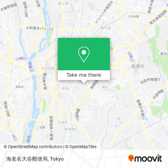海老名大谷郵便局 map