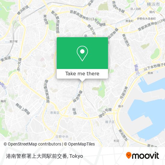 港南警察署上大岡駅前交番 map