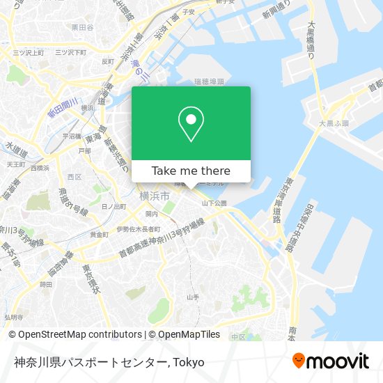 神奈川県パスポートセンター map