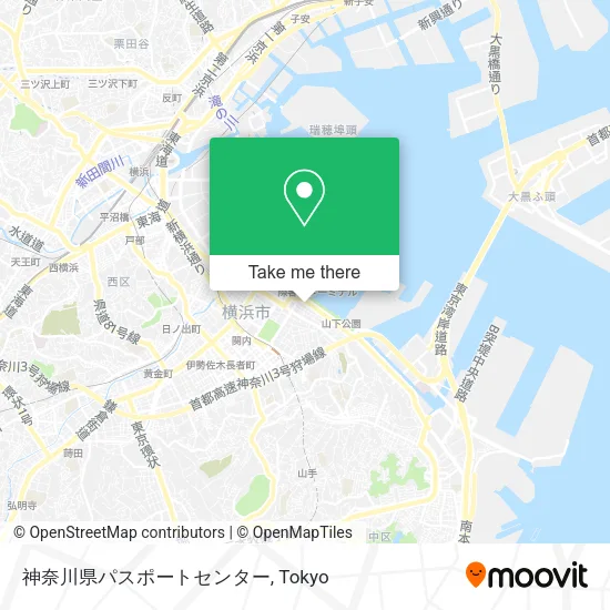 神奈川県パスポートセンター map
