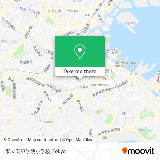 私立関東学院小学校 map