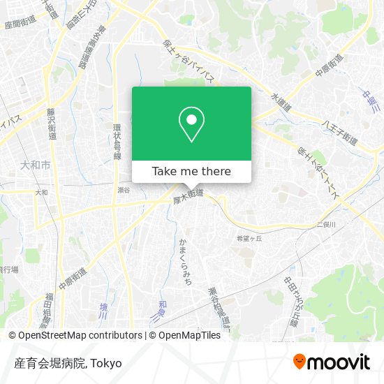 産育会堀病院 map