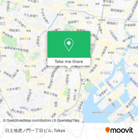 日土地虎ノ門一丁目ビル map