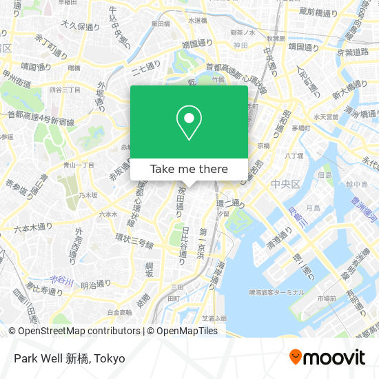 Park Well 新橋 map