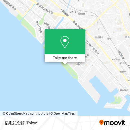 稲毛記念館 map
