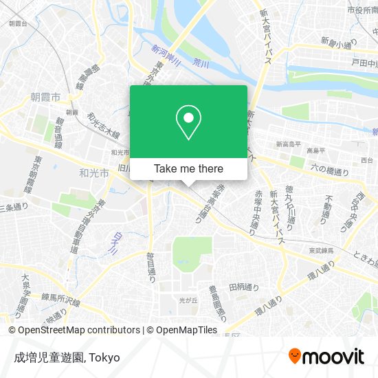 成増児童遊園 map