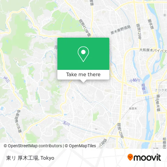 東リ 厚木工場 map