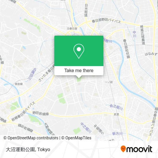 大沼運動公園 map