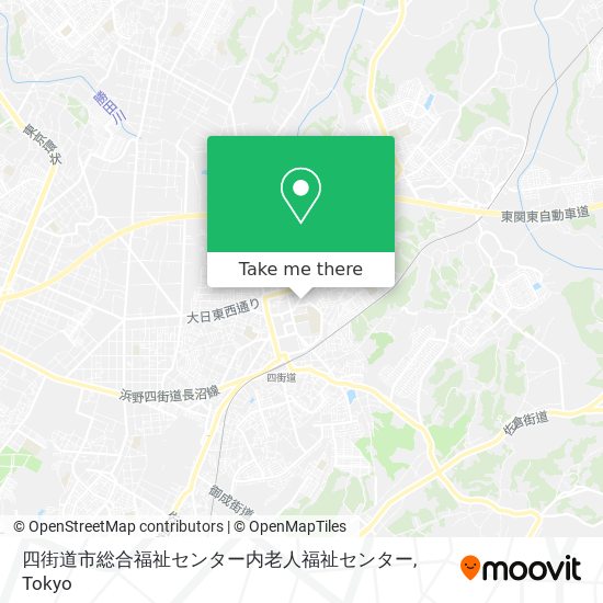 四街道市総合福祉センター内老人福祉センター map