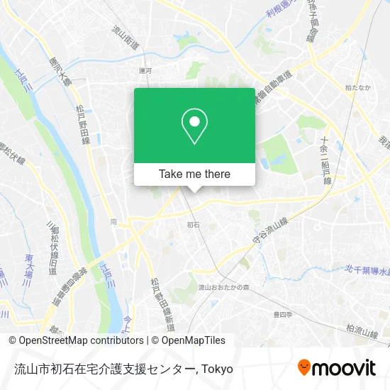 流山市初石在宅介護支援センター map