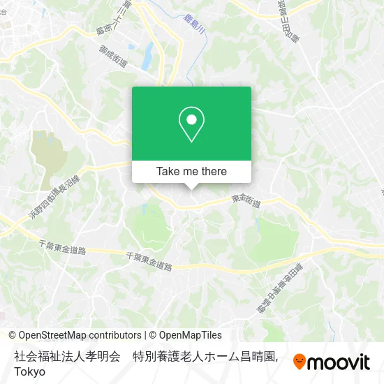社会福祉法人孝明会　特別養護老人ホーム昌晴園 map