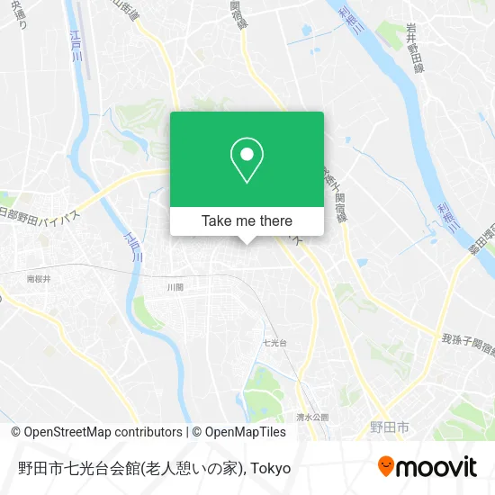野田市七光台会館(老人憩いの家) map