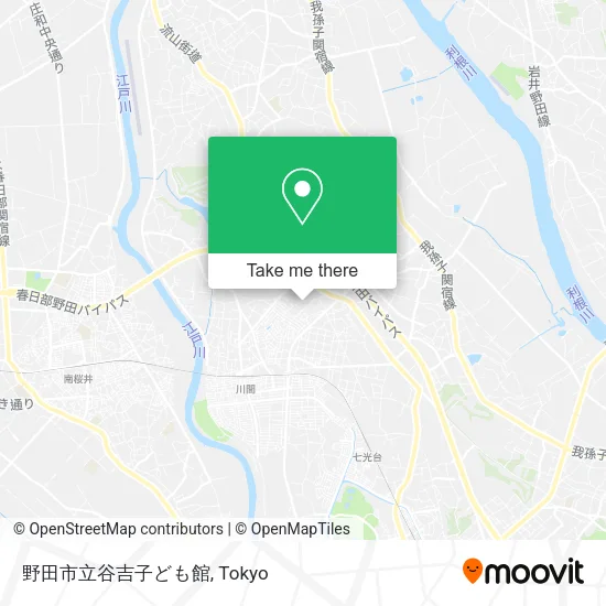 野田市立谷吉子ども館 map