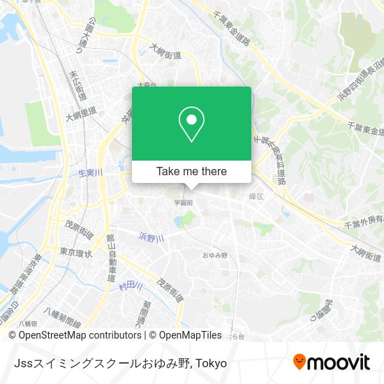How To Get To Jssスイミングスクールおゆみ野 In 千葉市 By Metro Or Bus