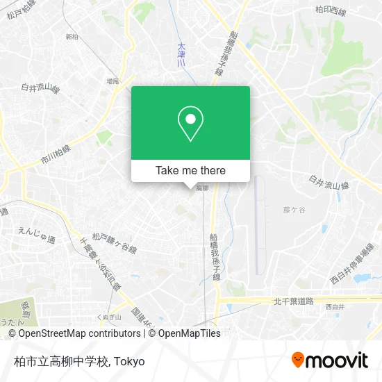 柏市立高柳中学校 map