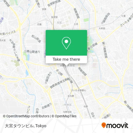 Omiya Town Building map