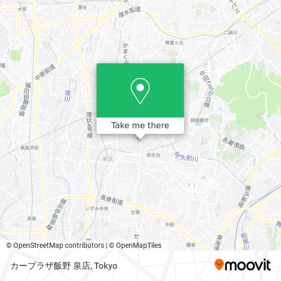 カープラザ飯野 泉店 map