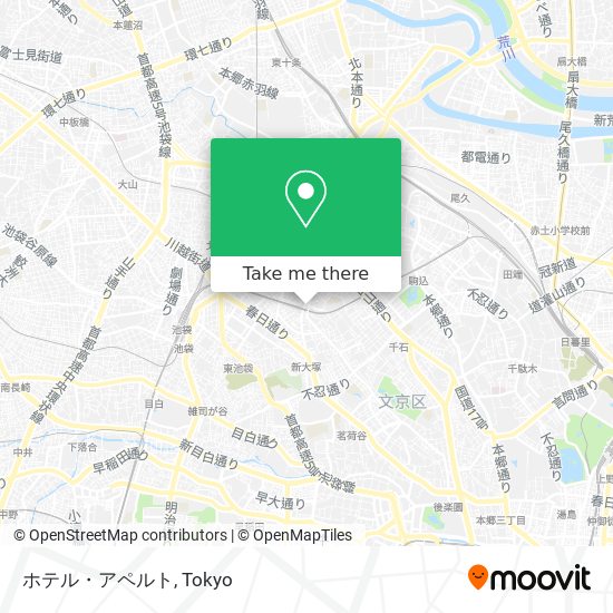 ホテル・アペルト map