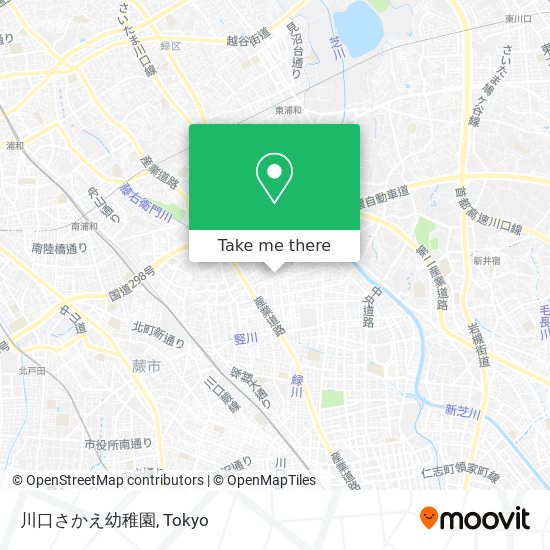 川口さかえ幼稚園 map