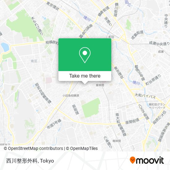 西川整形外科 map