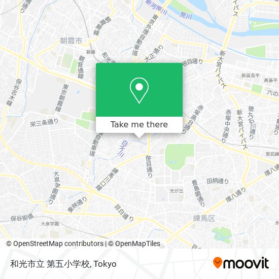 和光市立 第五小学校 map