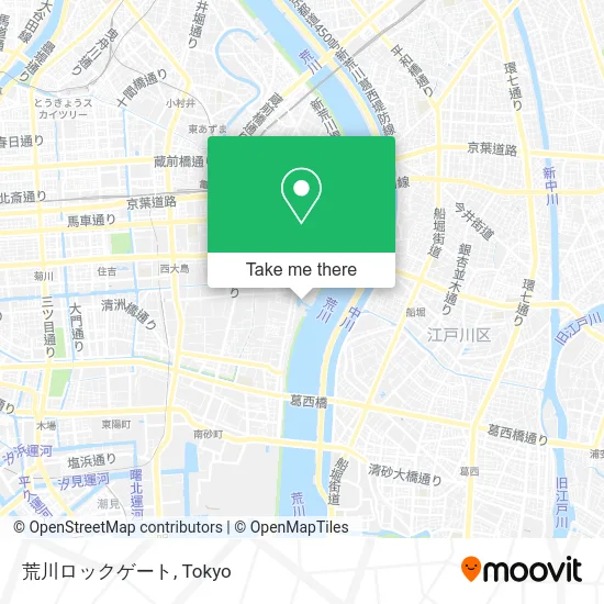 荒川ロックゲート map