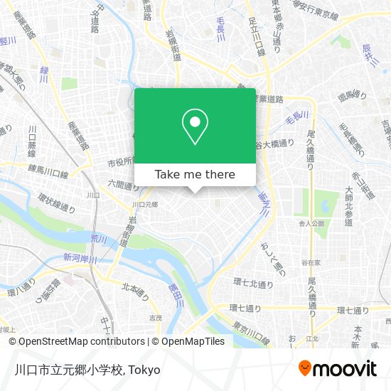 川口市立元郷小学校 map