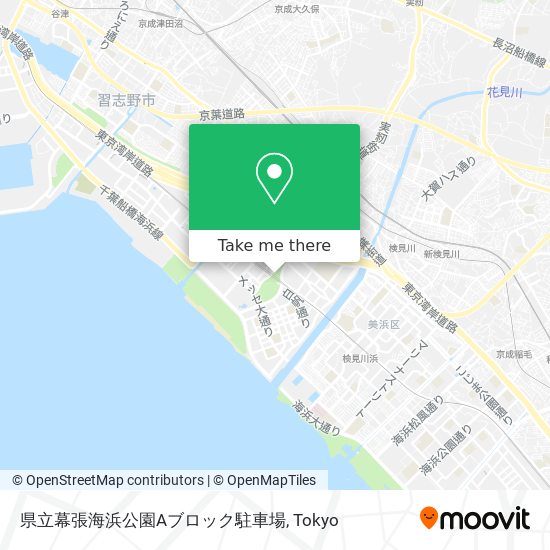 How To Get To 県立幕張海浜公園aブロック駐車場 In 千葉市 By Metro Or Bus Moovit