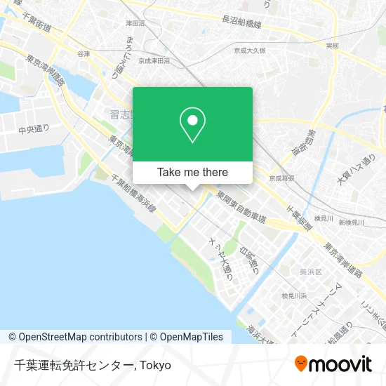 千葉運転免許センター map