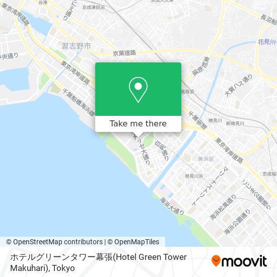 ホテルグリーンタワー幕張(Hotel Green  Tower Makuhari) map