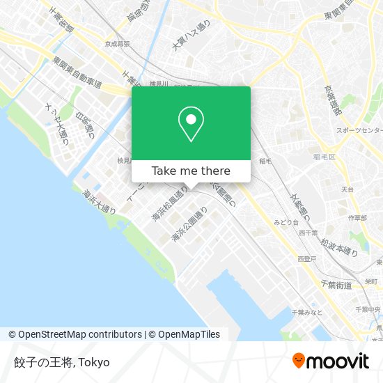 餃子の王将 map