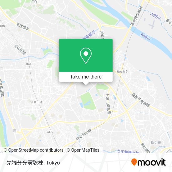 先端分光実験棟 map