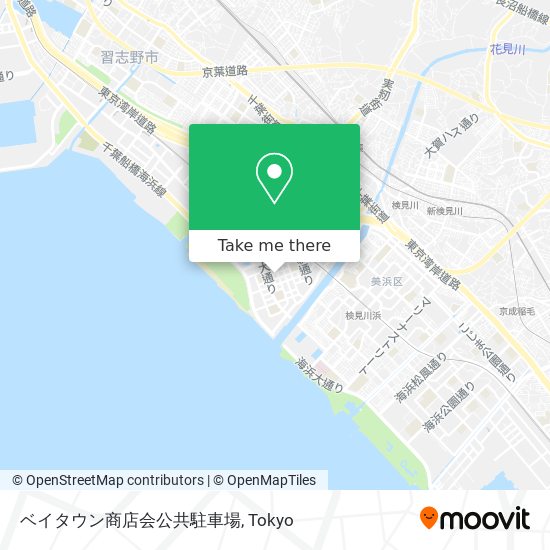 ベイタウン商店会公共駐車場 map