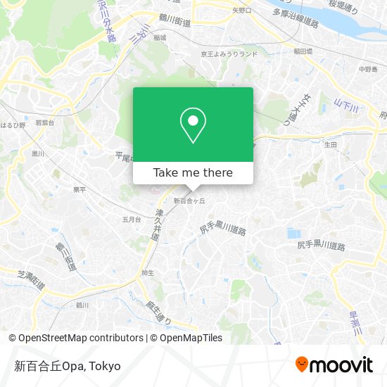 新百合丘Opa map