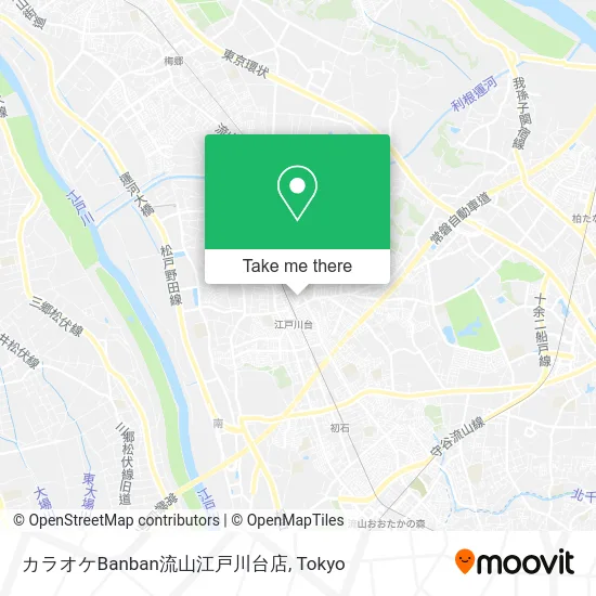 カラオケBanban流山江戸川台店 map