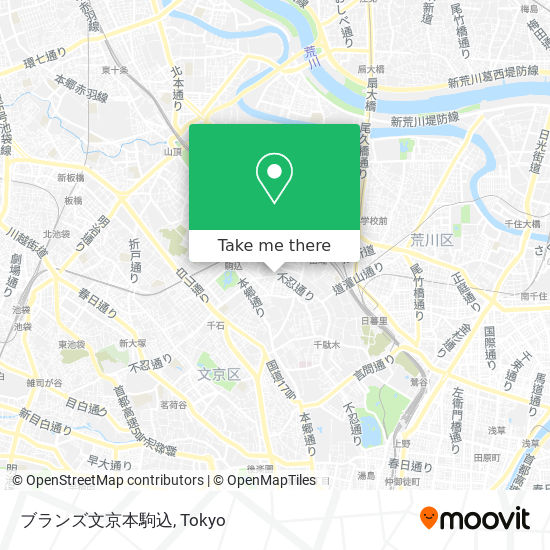 ブランズ文京本駒込 map