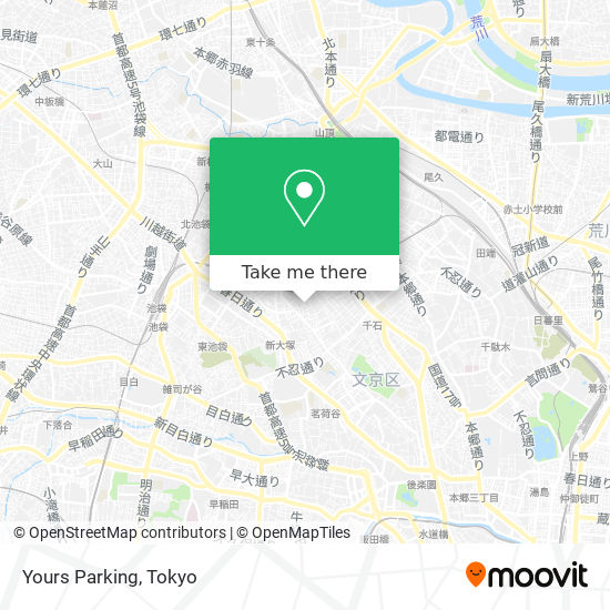 Yours Parking map