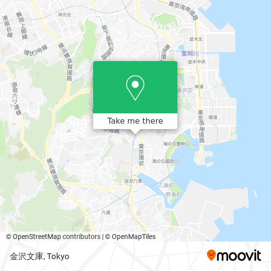 怎樣搭巴士或地鐵去横浜市的金沢文庫 Moovit