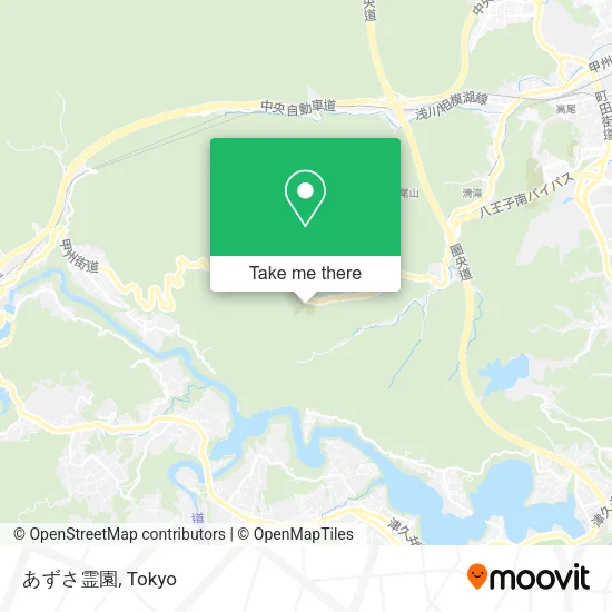 あずさ霊園 map