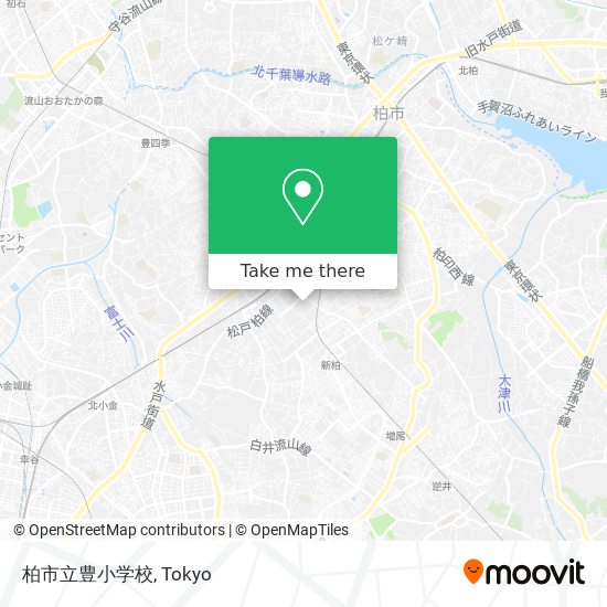 柏市立豊小学校 map