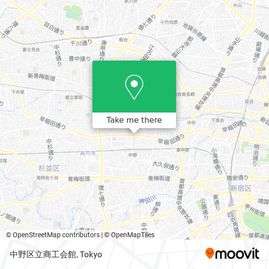 中野区立商工会館 map