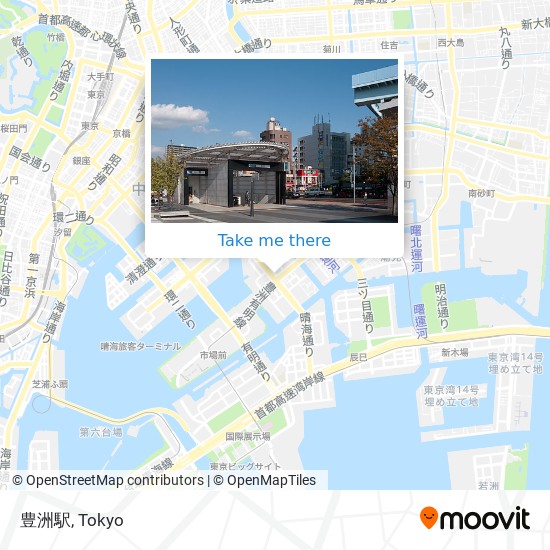 豊洲駅 map