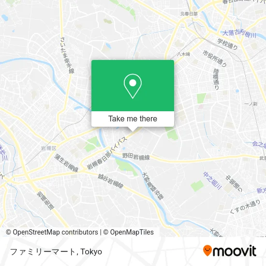 ファミリーマート map