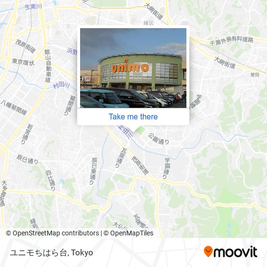 ユニモちはら台 map