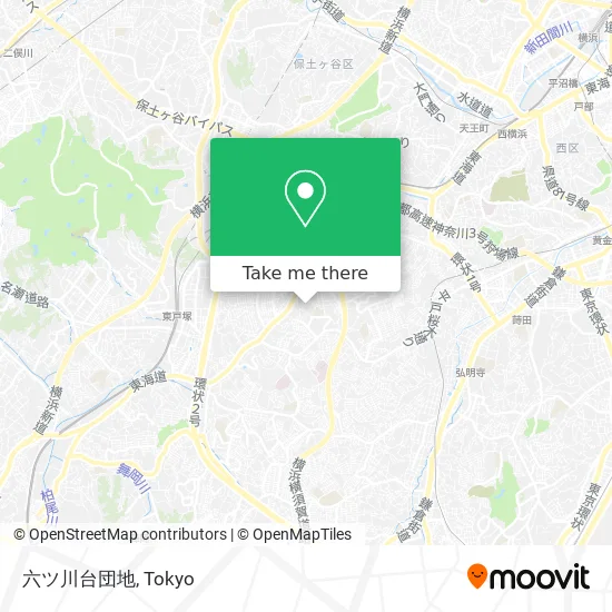 六ツ川台団地 map