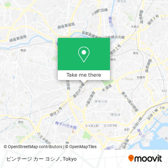 怎樣搭巴士去横浜市的ビンテージカーヨシノ Moovit