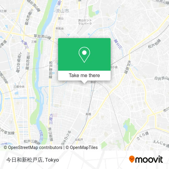 今日和新松戸店 map