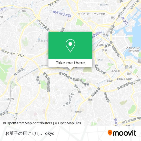お菓子の店 こけし map