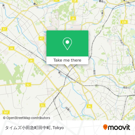 タイムズ小田急町田中町 map